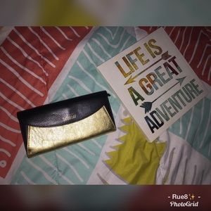 Kate Spade Saturday  Black & Gold Wallet ♠️✨